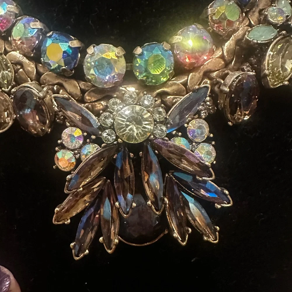 Banana Republic Multicolor Statement Bug Necklace - Picture 7 of 8